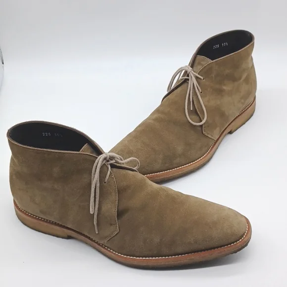 Men's Tan Suede Chukka Boots - Picture 6 of 8